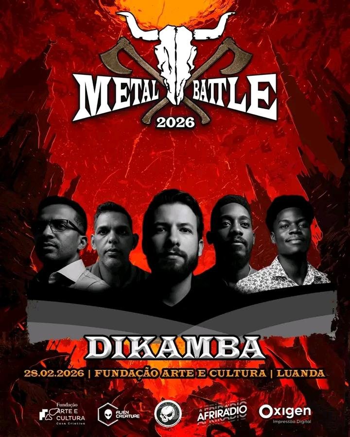 Quatro bandas angolanas disputam o Wacken Metal Battle Angola 2026