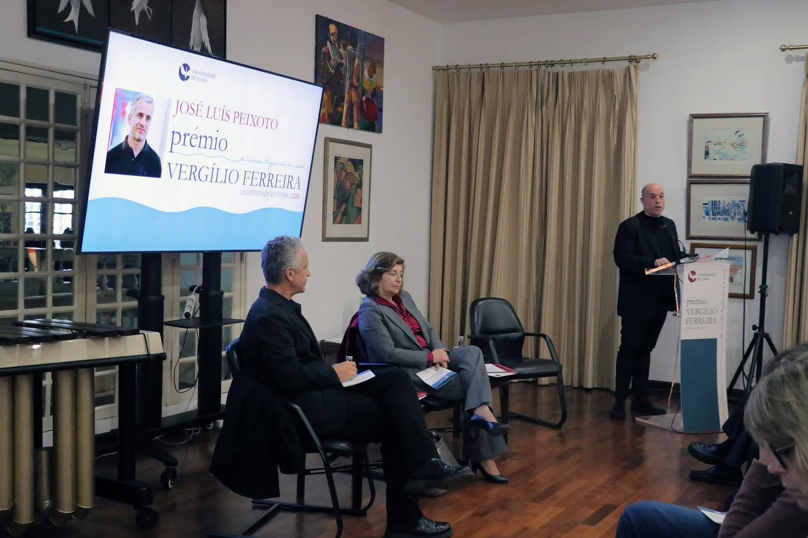 Universidade de Évora atribui Prémio Vergílio Ferreira 2026 a José Luís Peixoto
